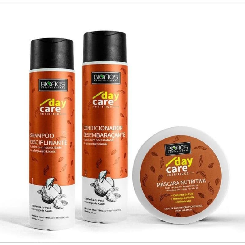 Kit Nutrição Nutrifique Day Care Nutrição Capilar Biofios Profissional