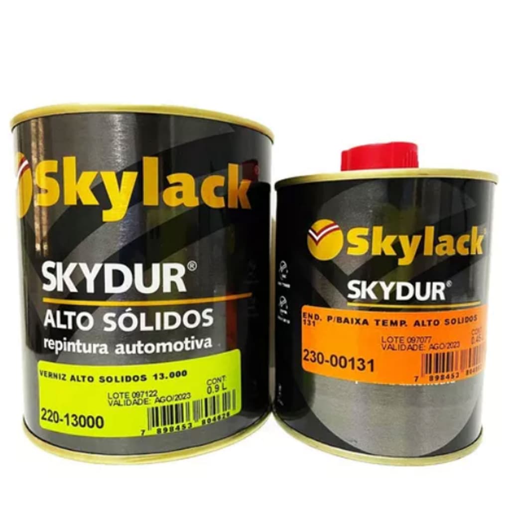 Verniz Automotivo Alto Sólido Skylack 13.000 900ml + Catalisador 450ml