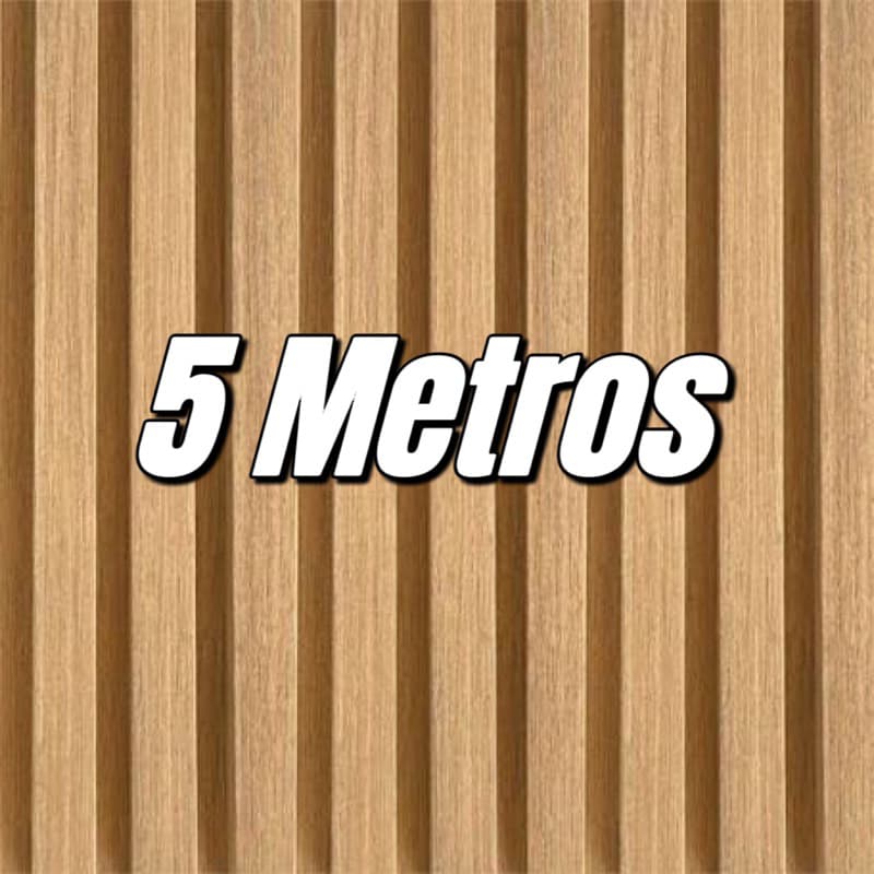 Papel de Parede 3D Madeira Ripado(7)   5 METROS x 45CM Adesivo Autocolante para Sala, Quarto