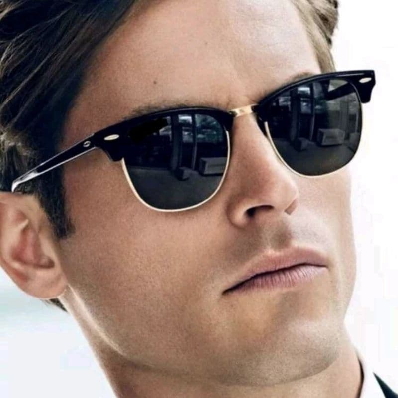 Oculos de Sol Masculino InspireClubMaster Quadrados Alta Qualidade