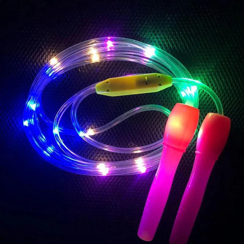 Corda De Pular Led Pisca Pisca Brinquedo Infantil Exercícios