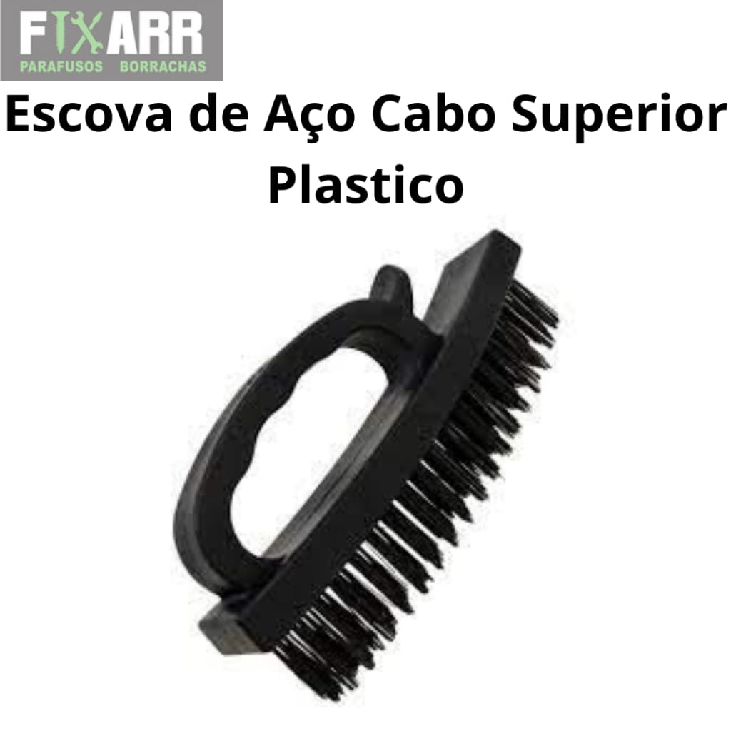 Escova De Aço Manual Limpa Grelha Limpeza Pesada 4F