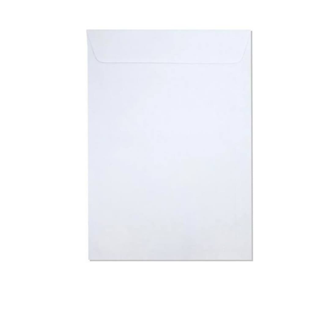 Kit C/100 Envelopes Saco Branco 185mm X 248mm - Envio Imediato