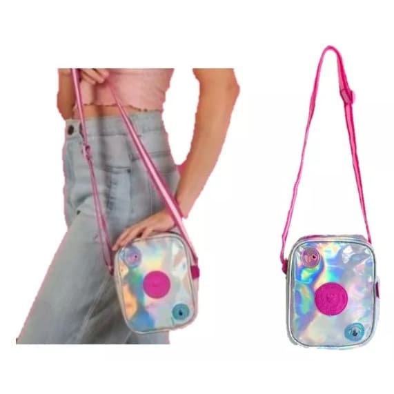 Bolsa Transversal Shoulderbag Oficial Luluca Holográfica