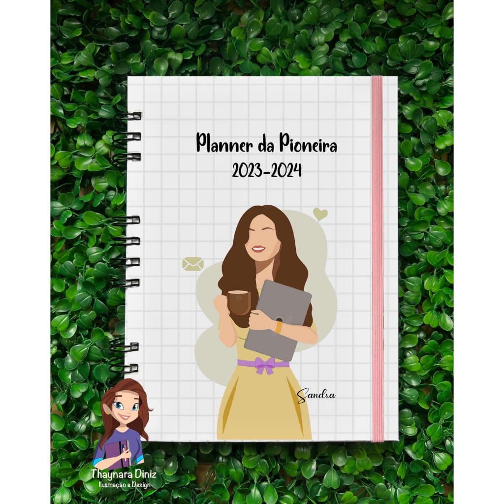 Planner Básico de Pioneiro - novo ano de servico - set 2026 a agosto 2027 - Modelo Floral