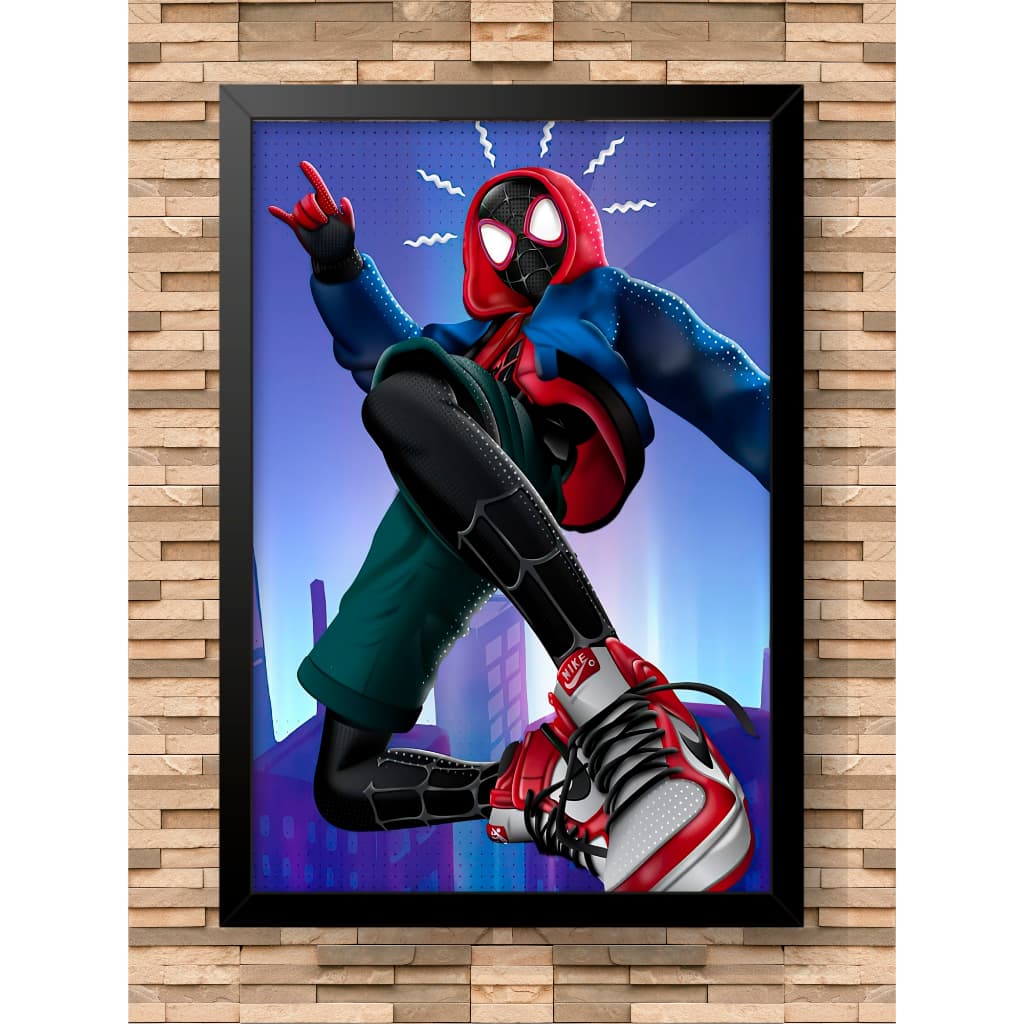 Quadro decorativo - Miles Morales Homem-Aranha -  marvel -  spider-man