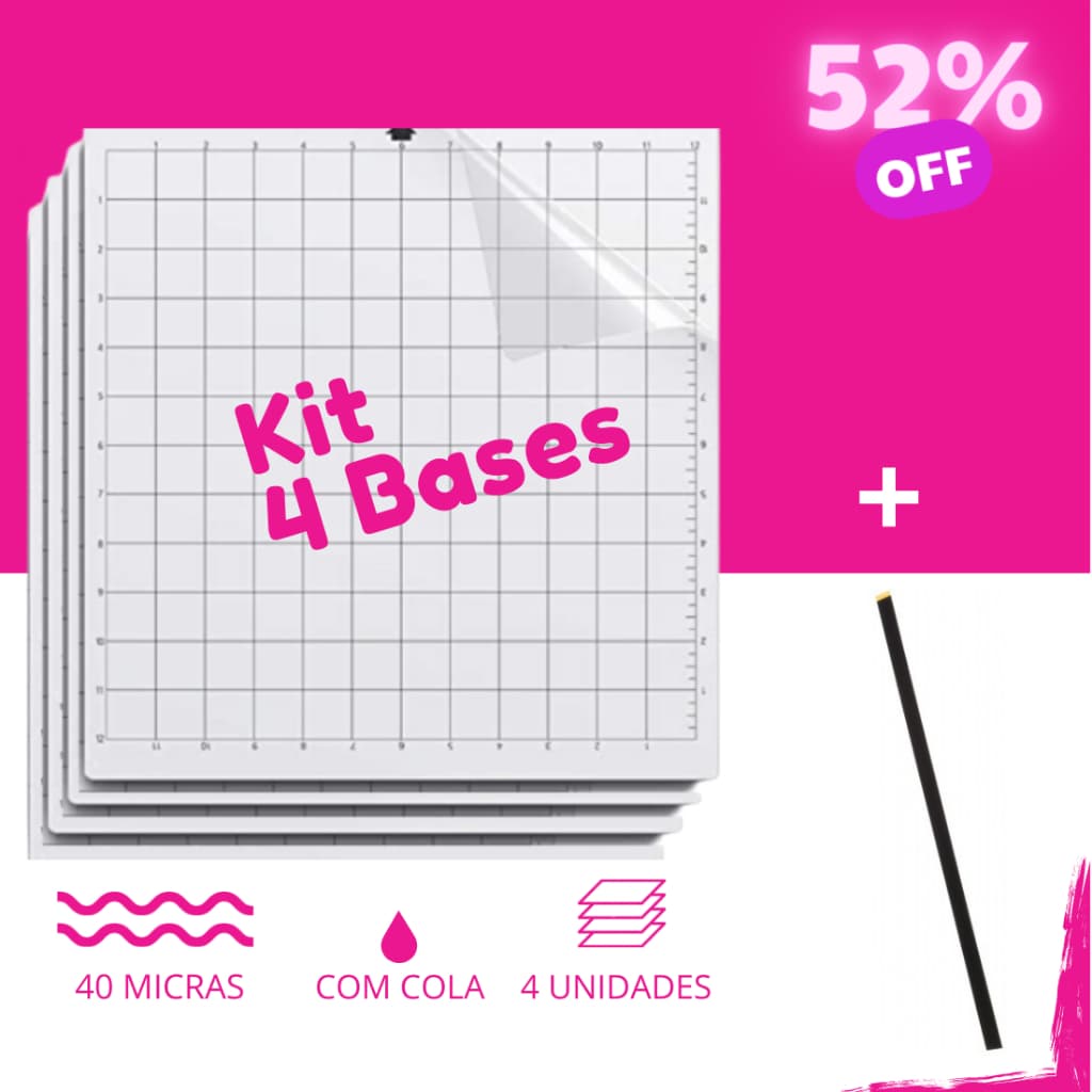 4 Bases de corte para Silhouette Cameo 1,2,3,4