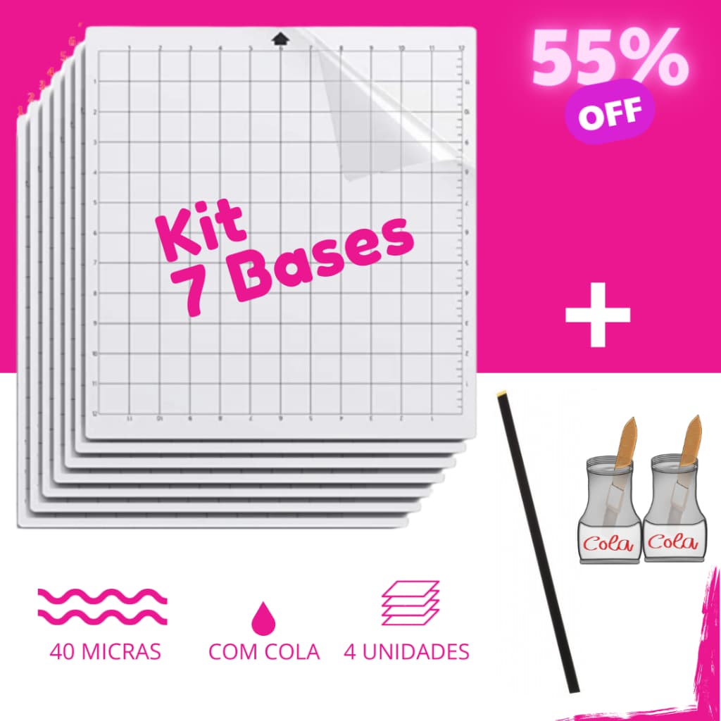 7 Bases De Corte Para Silhouette Cameo 1,2,3,4