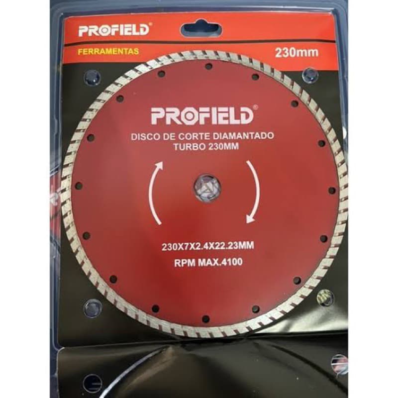 Kit 03 Disco Corte Diamantado 230mm 9” polegadas
