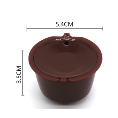 7 Peças Capsula Reutilizável Dolce Gusto Com Filtro Da Cápsula De Café Recarregáveis