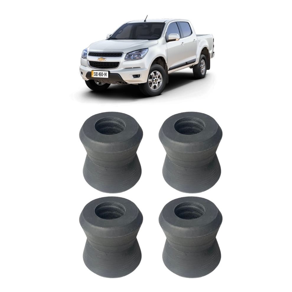 Kit Bucha Amortecedor Traseiro S10 2012 Em Diante