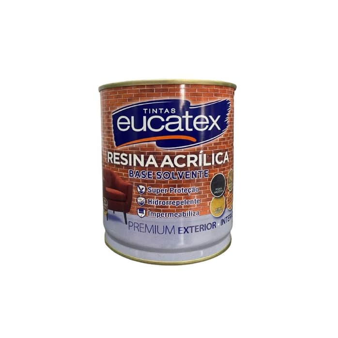 Resina Acrílica Base Solvente Brilhante Eucatex 900ml