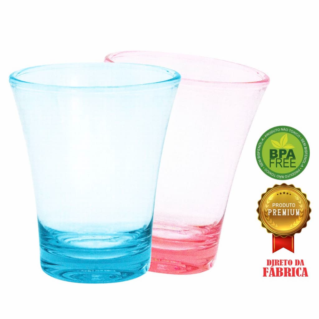 Kit 30 Copos Dose Cachaça Pinga Shot 50ml Acrílico - Aloha