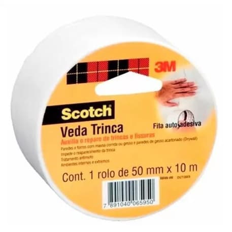 Fita Veda Trinca 50mmx10m - 3M