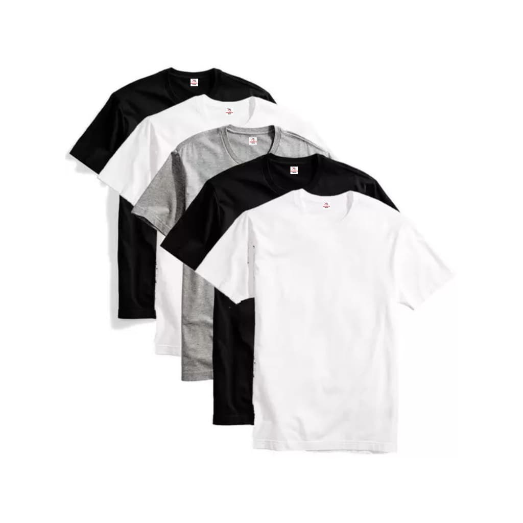 Kit 5 Camisetas Básicas Esportivas Masculina