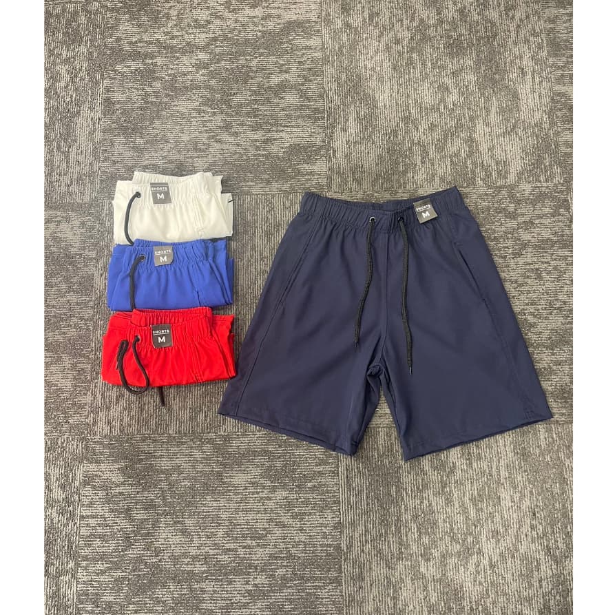 kit 4 Bermudas Moda Praia Verão Tactel Lisa Cors Aleatória