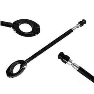 Antena Corta Pipa Moto Retrátil Anti Cerol Aço Inox Guidão