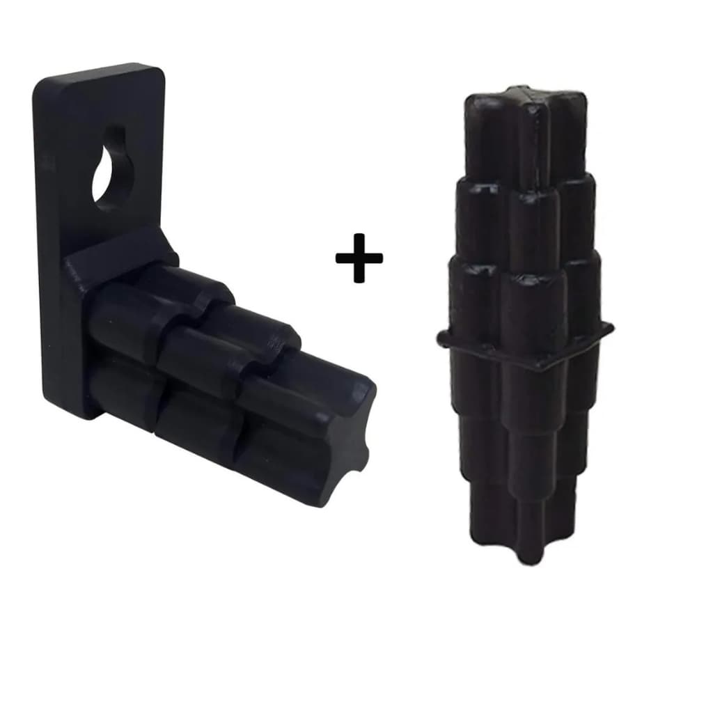 Kit Fixa Forro Pvc 20 Suporte Fixação + 10 União Metalon*