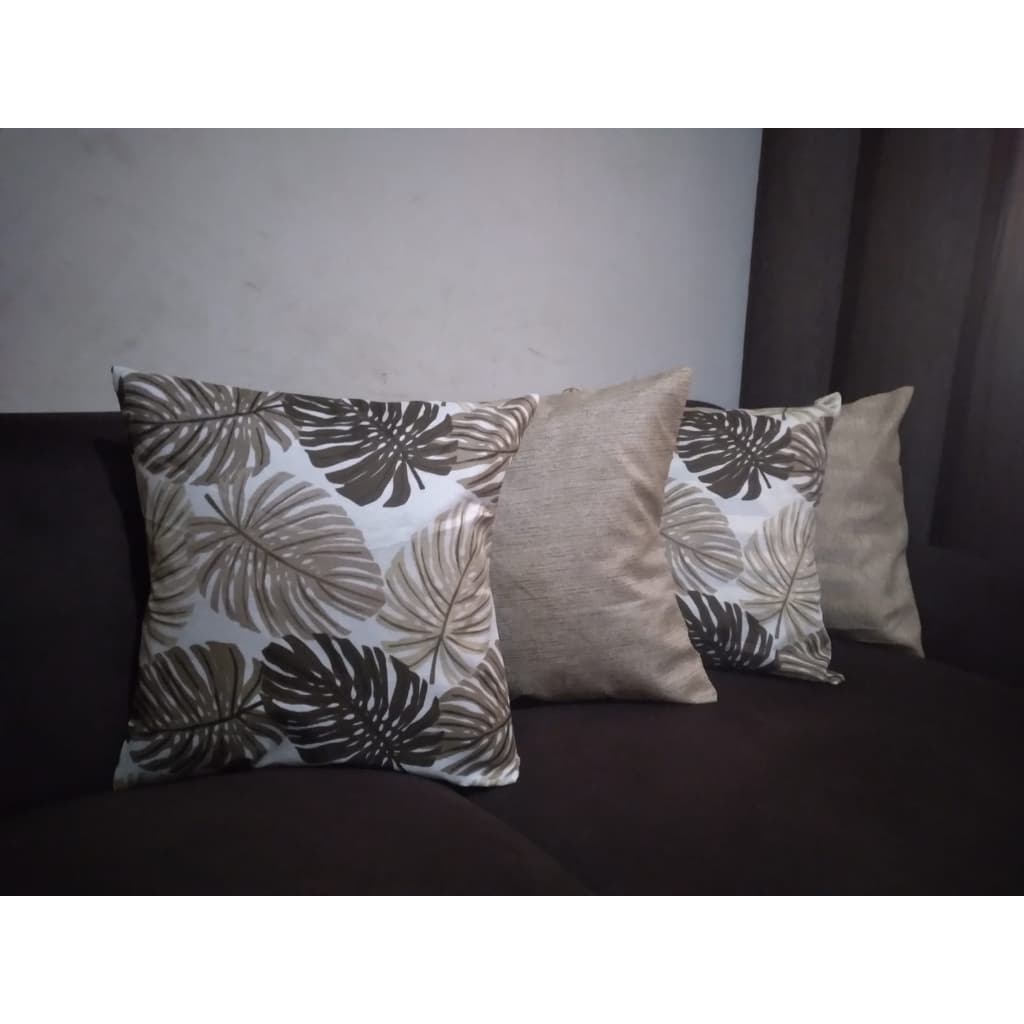 Kit 4 Capas Para Almofada Decorativas 45 X45 Com Ziper