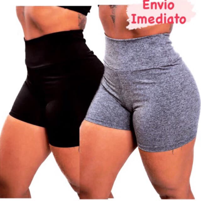 kit 2 Shorts zero transparência FITNEES academia crossfit short basico