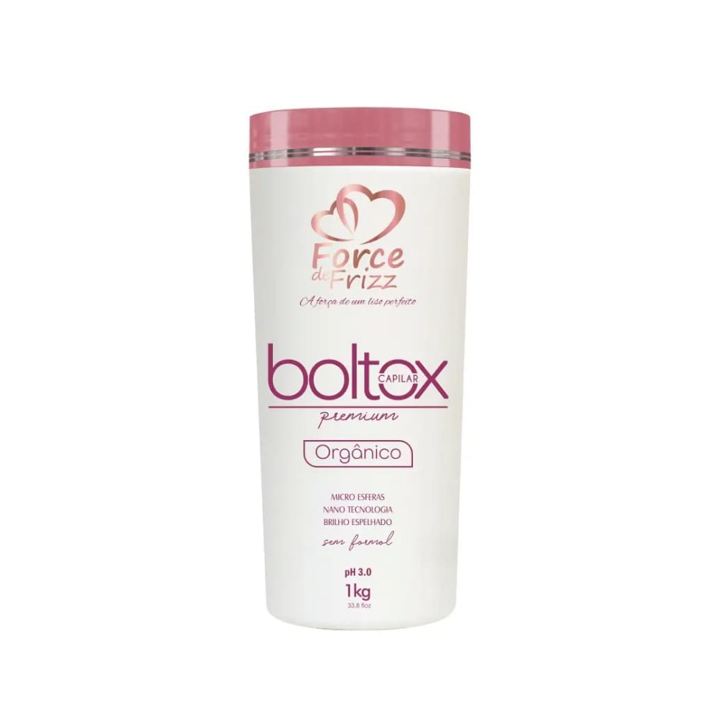 Máscara Boltox Capilar Profissional Premium Orgânica Force Cosméticos1Kg