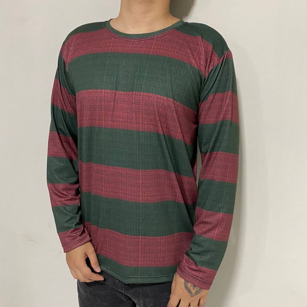 Camisa manga longa -  Freddy krueger versão suéter terror horror trash