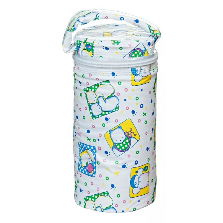 Porta Mamadeira Térmico Sem Costura para Meninos e Meninas - Estampas - EasyClean Produto de Higienização Simplificada