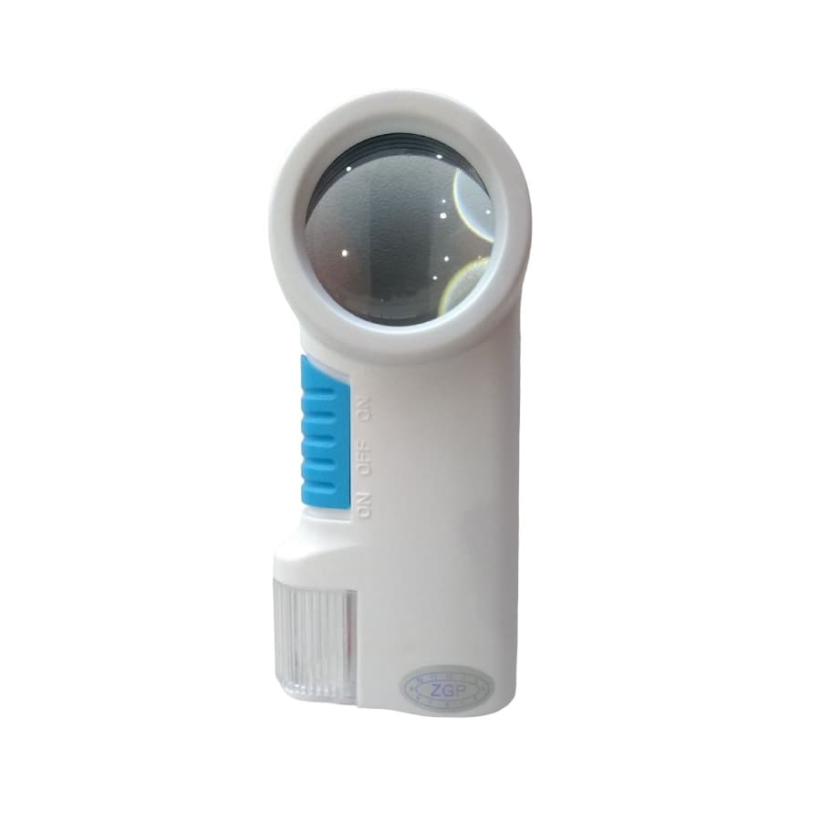 Lupa de Mão Profissional Com Iluminação LED e Lanterna