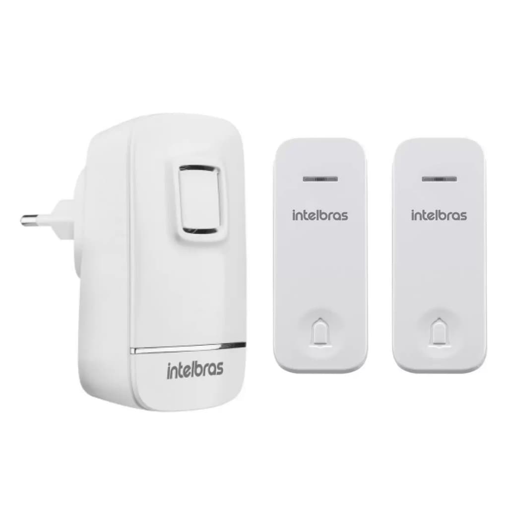 Campainha sem Fio Sem Fio Wireless Cik 200 Alcance ate 100Mts 2 Modulos Externos