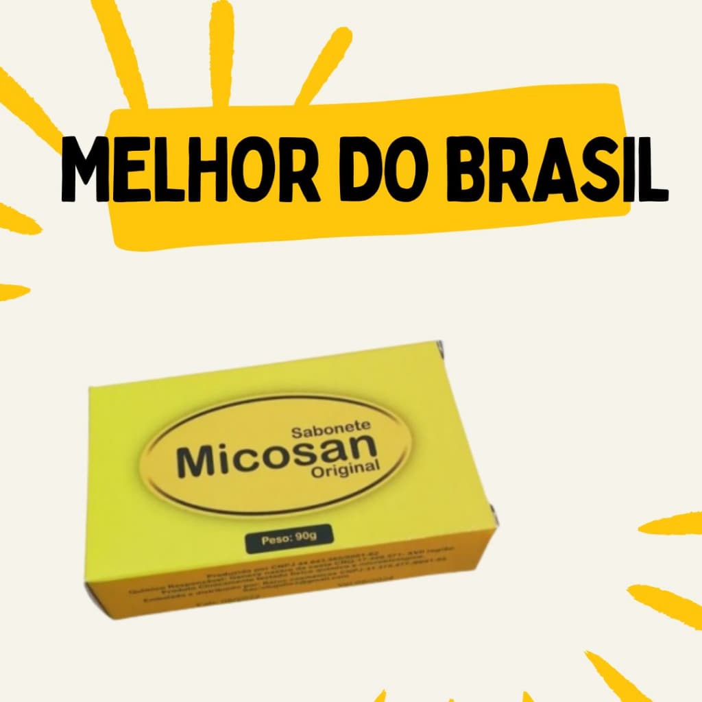 SABONETE EM BARRA Micosan Original Clareador de Manchas - 50g - Para Fungos e Micoses
