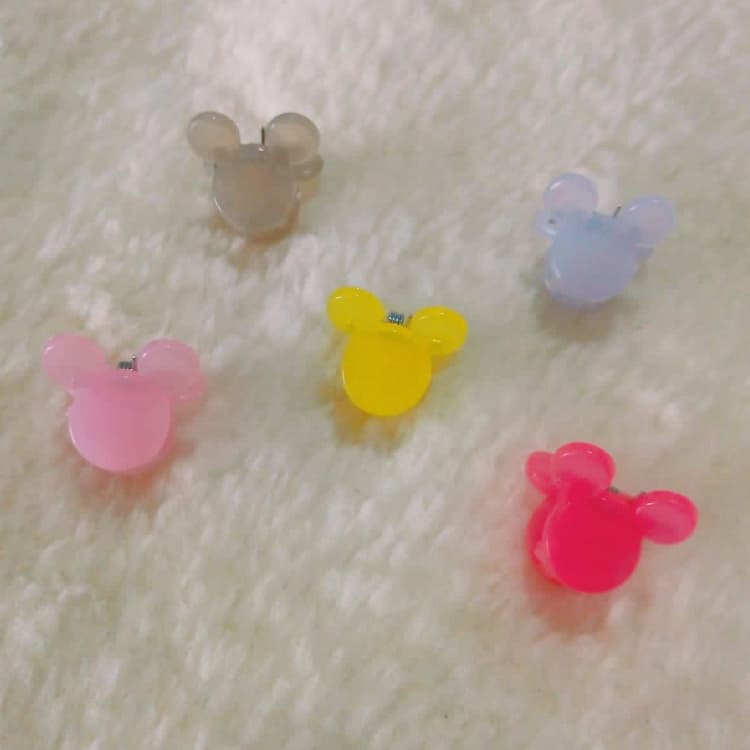 Mini Presilha de Cabelo Infantil Coloridas
