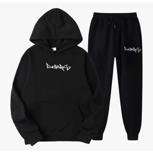 CONJUNTO MOLETOM BLUSA + CALÇA DOLLARS TREINO ACADEMIA OFERTA STREETWEAR