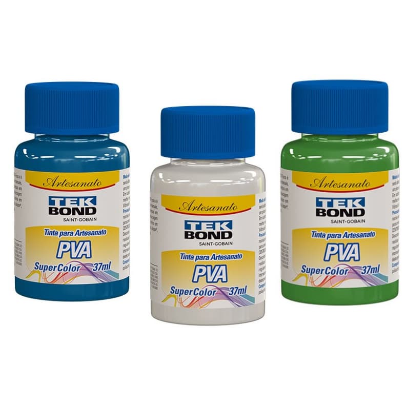 Tinta para Artesanato PVA Super Color Tekbond 37ml