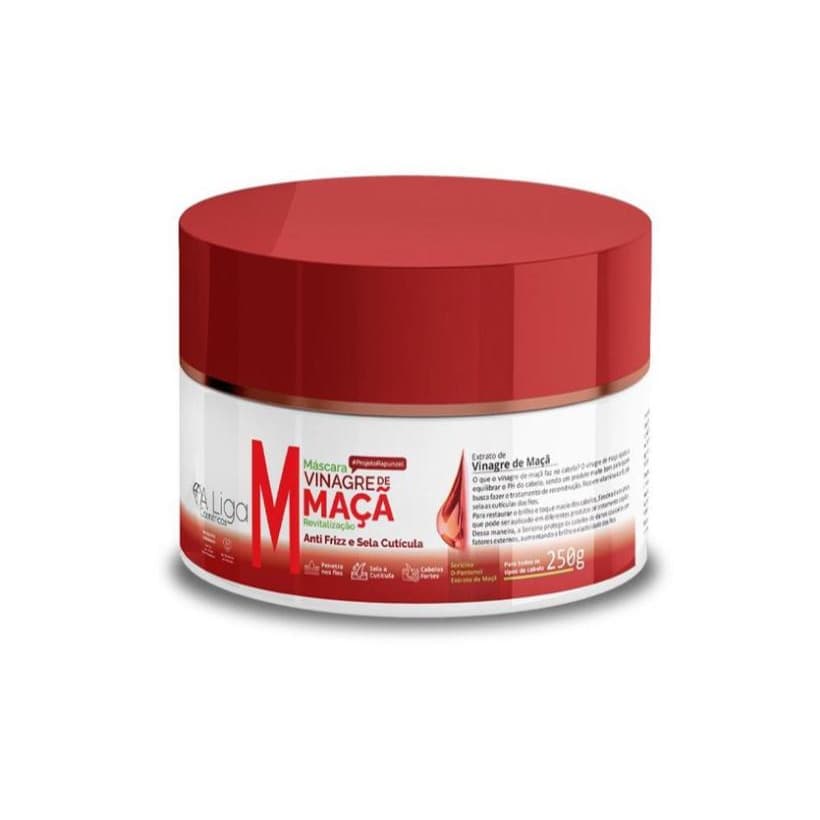 Mascara Vinagre De Maça Anti Frizz Revitalização A Liga 250g - A Liga Cosmeticos