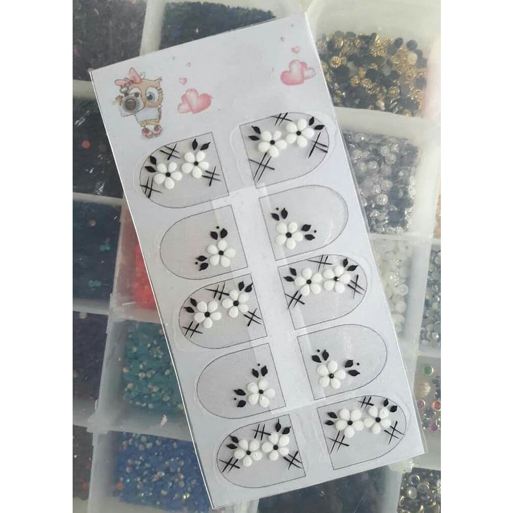 12 Adesivos de Unhas 100% Artesanal com Joias Pedrarias adesivos artesanais para unhas