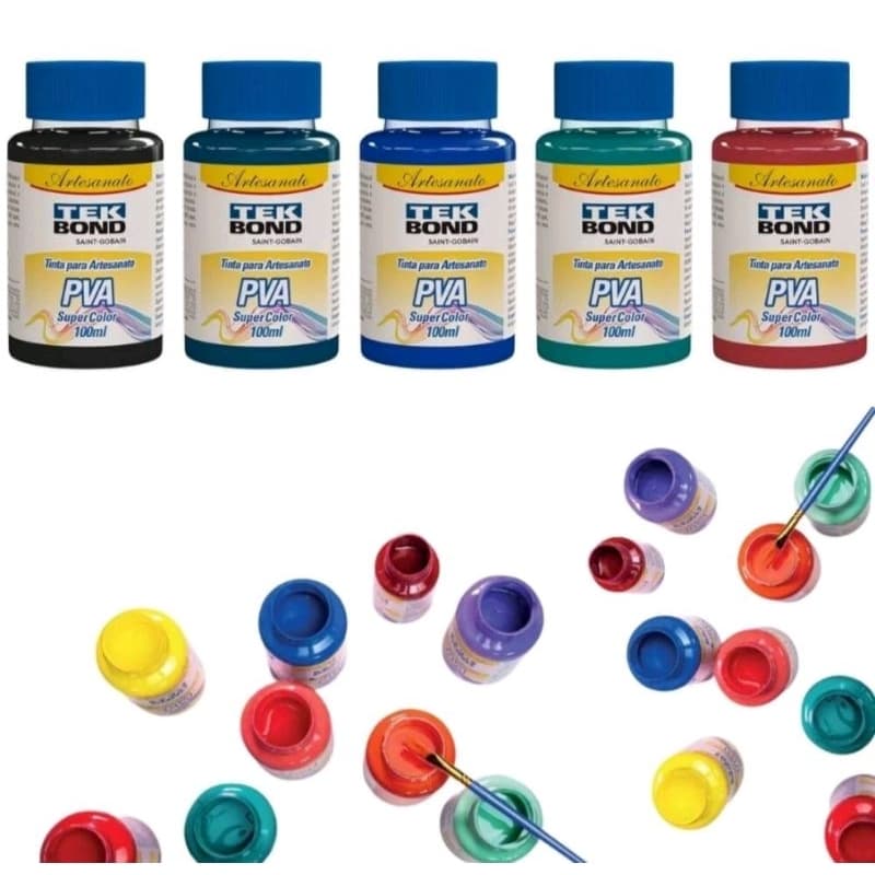 Tinta Super Color PVA Tekbond 100ml