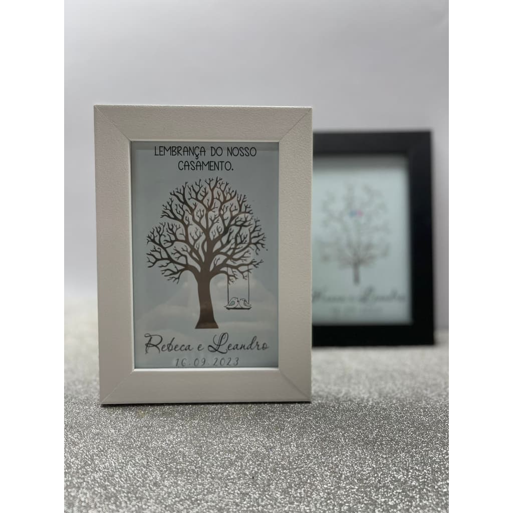 Quadro Casamento - Quadro Mini de Lembrança Casamento - 18x13cm