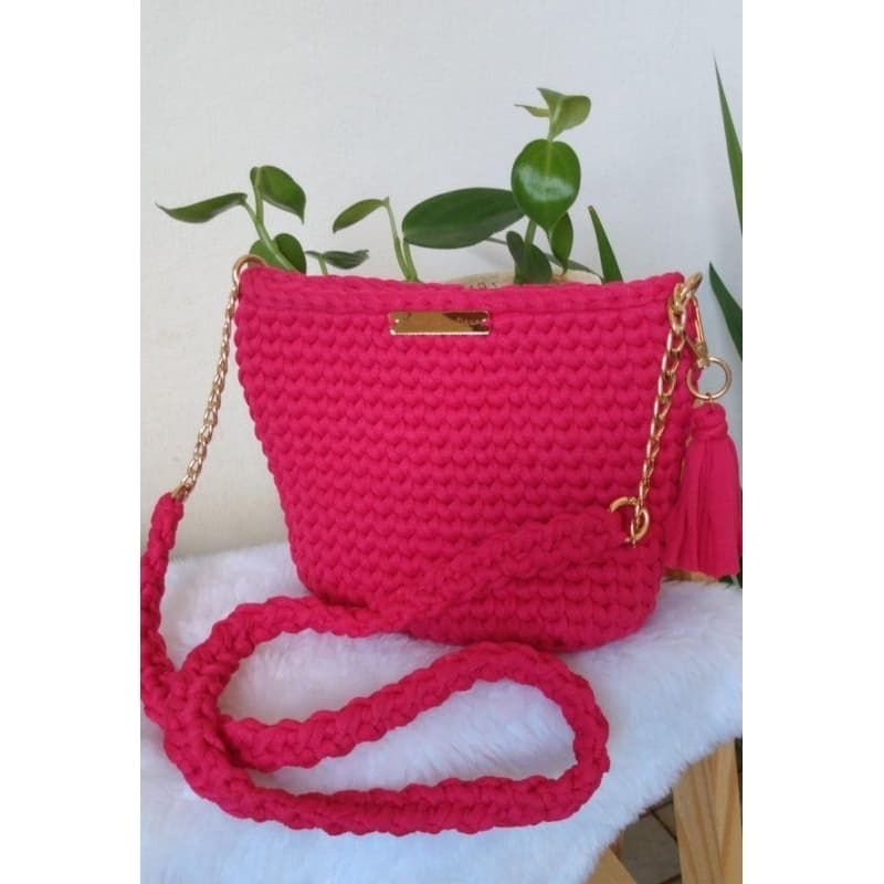 Bolsa de crochê Bag de crochê Bolsaluxo