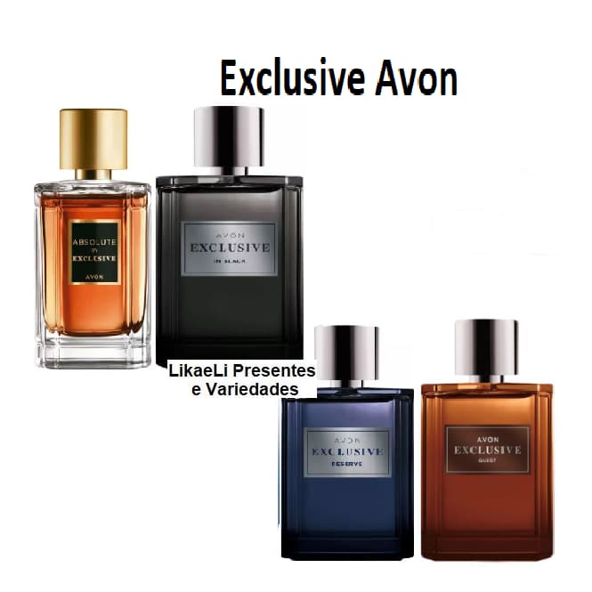 Perfume Exclusive Deo Parfum ou Deo Colônia Avon 50 ou 75ml Todas Fragrancias = Variações