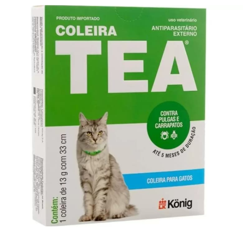 TEA 327 Coleira Antipulgas para Gatos 13g König