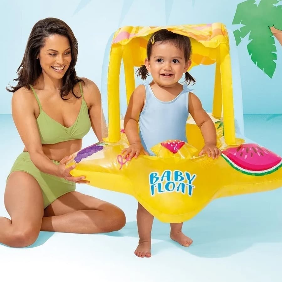 Boia Baby Bote Infantil Inflável Cobertura Para Bebe Intex