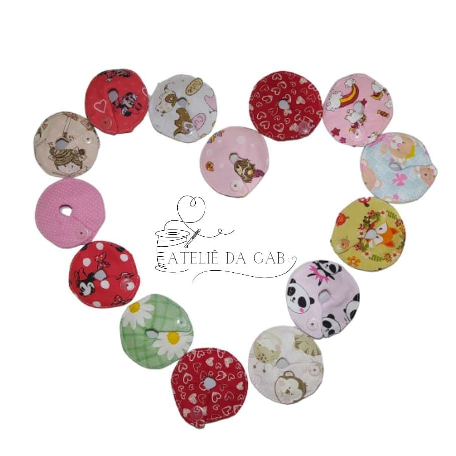 kit 5 protetor para boton gtt gastrostomia infantil