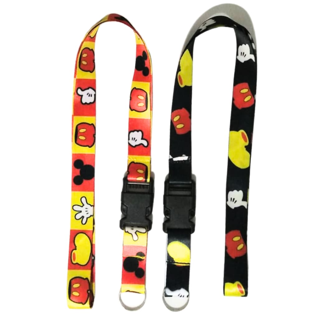 Cordão Moto Pescoço Fecho Engate Rápido Mickey NOVO