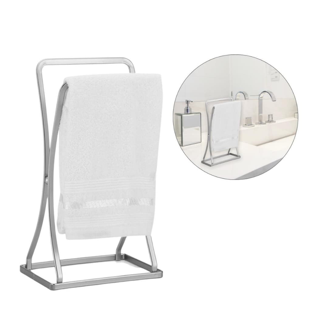 Suporte Porta Toalha Lavabo Banheiro Piatina Cromo Luxo Arthi