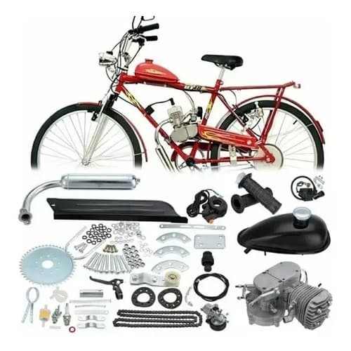 Kit Motor Bicicleta Bike Completo 2 Tempos Motorizado