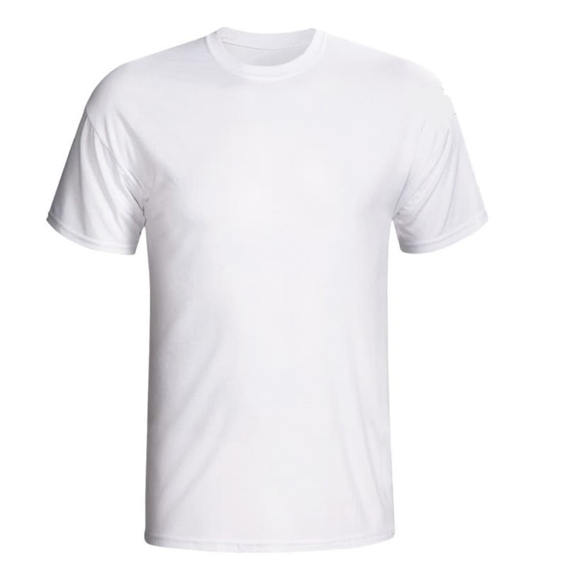 CAMISA BASICA 100% ALGODÃO ENVIO IMEDIATO-BRANCA