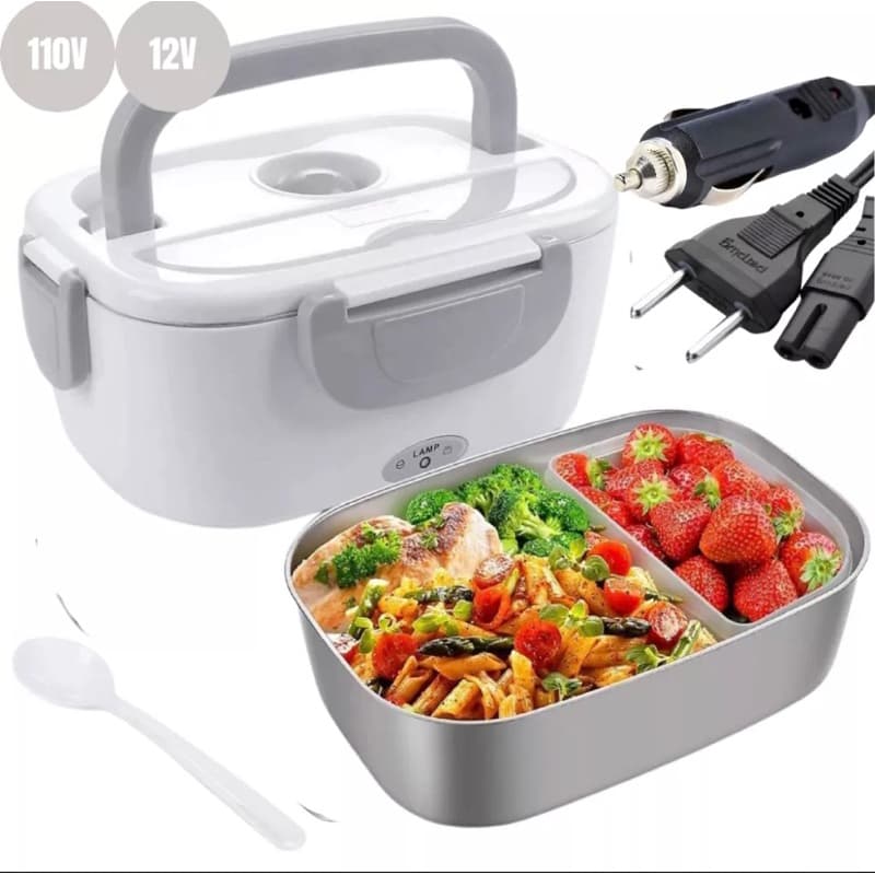 Marmita Elétrica Carro Ou Casa Portátil Automática auto 12/ 24v e tomada 110/220V