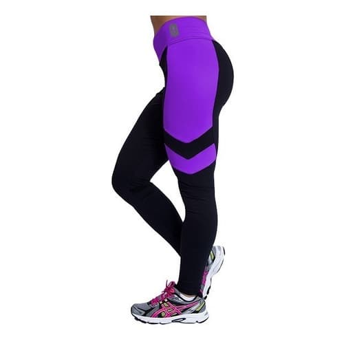 Calça Legging Academia Recorte Lateral Levanta Bumbum Suplex Feminina