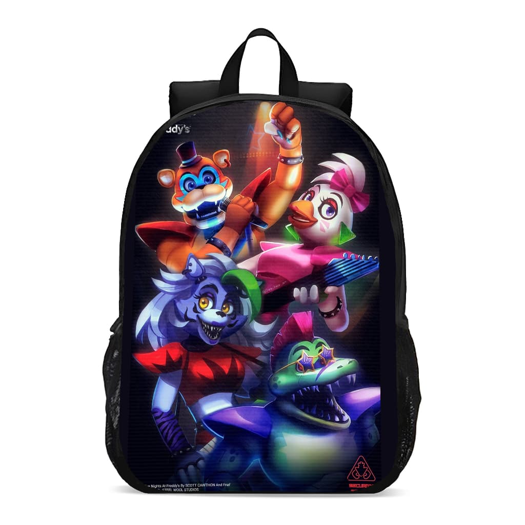 Mochila Escolar Infantil Juvenil Jogo de Terror Five Nights at Freddy's Promoção