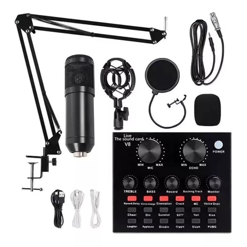 Microfone Condensador Podcast Lives Profissional MT-3502 Tomate